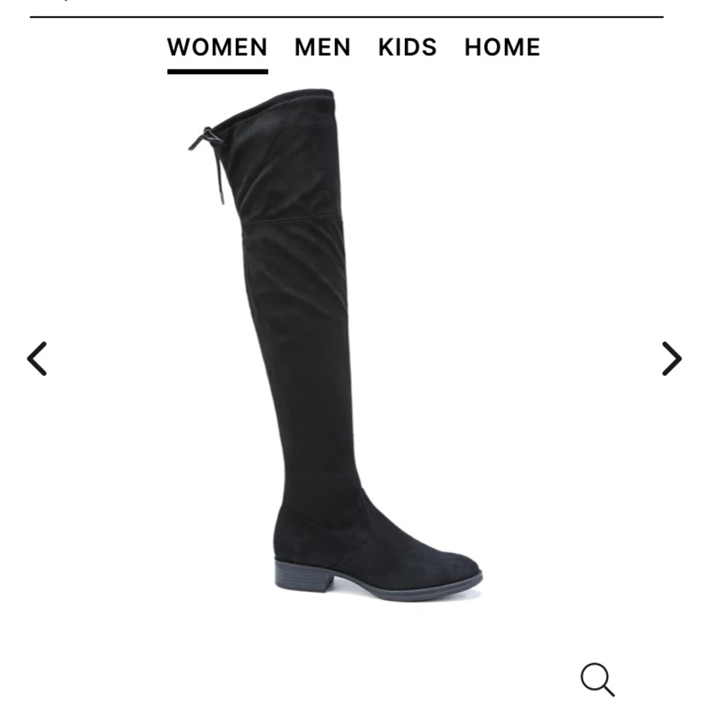 Peyton Sam Edelman over Knee High Boots size 8 black